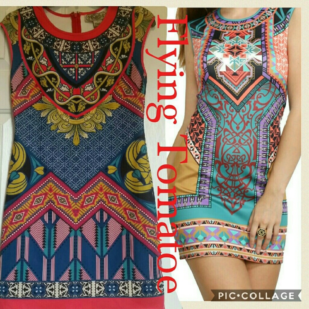 Flying Tomato Women's Colorful Mini Dress